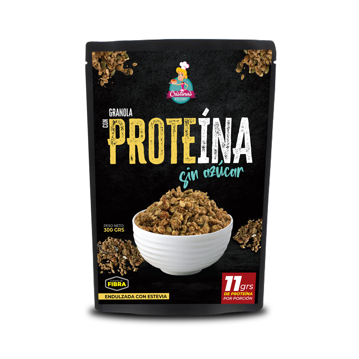 Granola con proteina whey Cristinas Kitchen