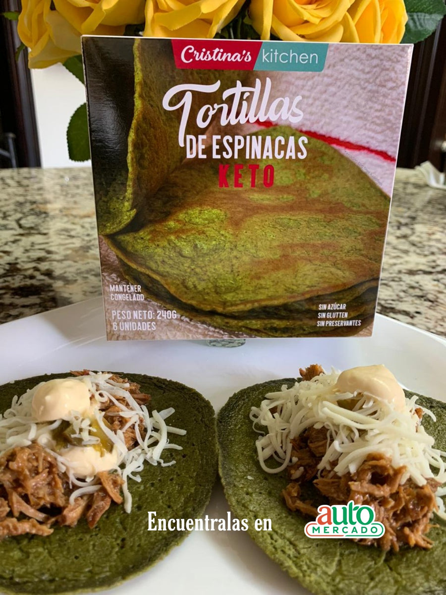 Tortillas de espinacas keto Cristinas Kitchen