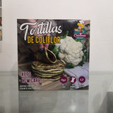 Tortillas de coliflor keto