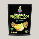 Granola de banano y nuez con PROBIÓTICOS