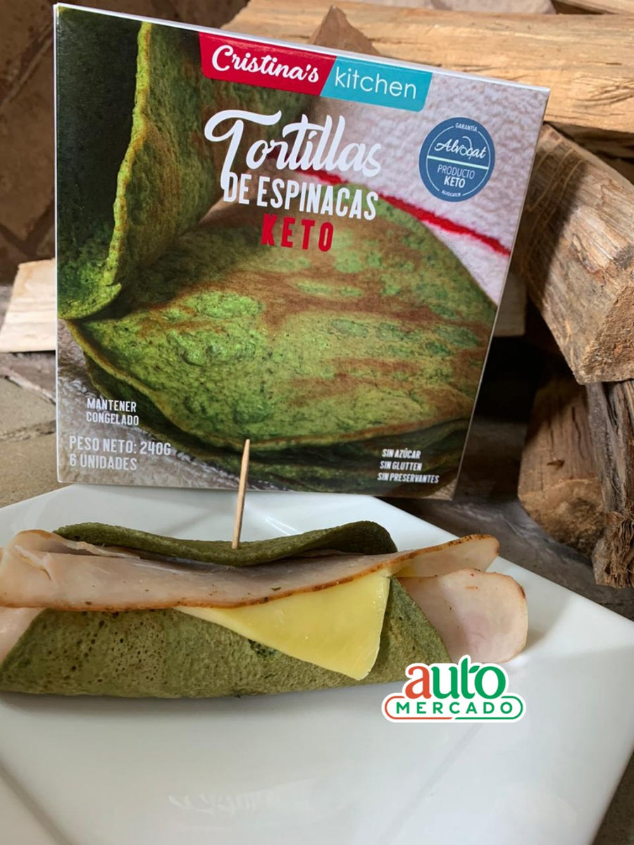 Tortillas de espinacas keto Cristinas Kitchen